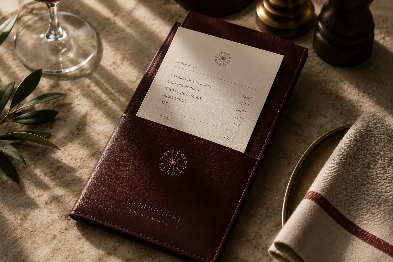 Le Bouchon — secondary graphic application mockup 3