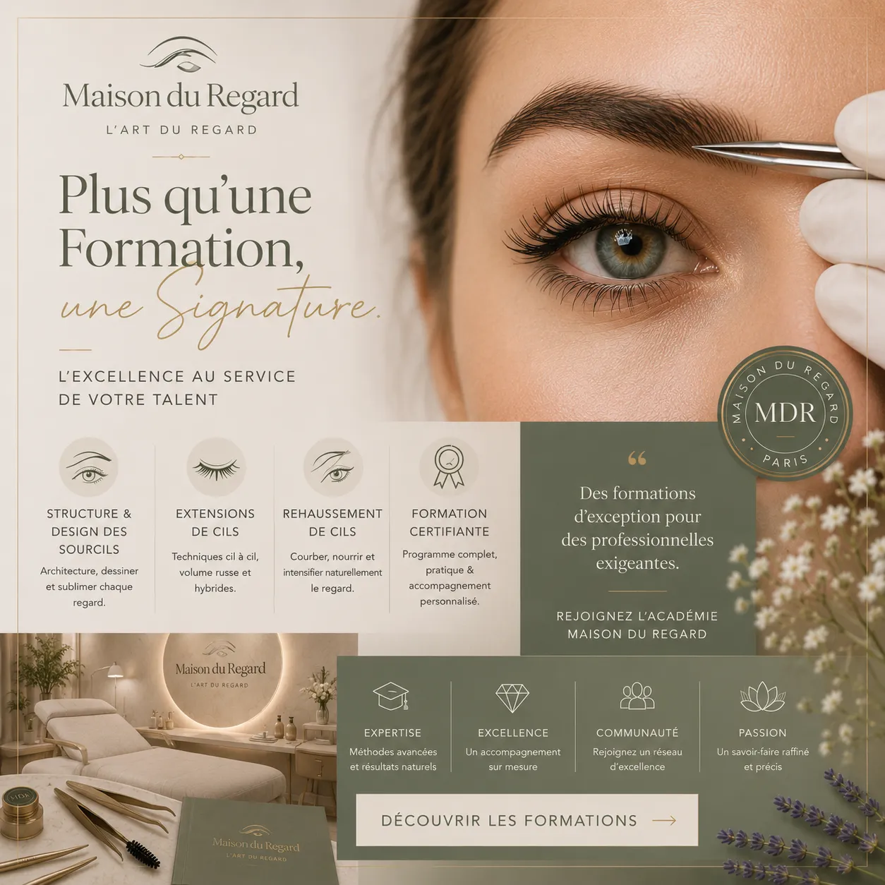 Maison du Regard — secondary graphic application mockup 3